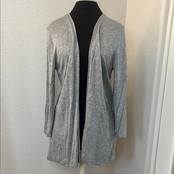 Premise Gray Cardigan Sweater Open Front Knit Size XL - Picture 1 of 7